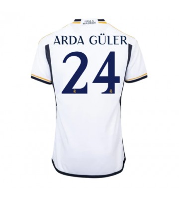 Real Madrid Arda Guler #24 Hjemmebanetrøje 2023-24 Kort ærmer